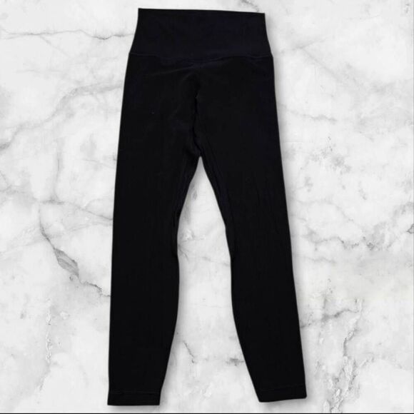 lululemon athletica Pants - Lululemon Black High Rise Aligns Size 4